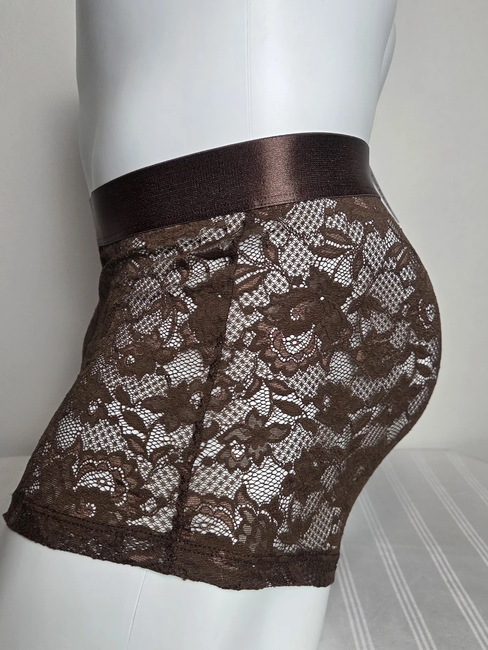 Cosabella Men's Brown Lace Boxer Briefs